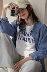 Load image into Gallery viewer, Korean Maison Graphic Tee [7 Colours]
