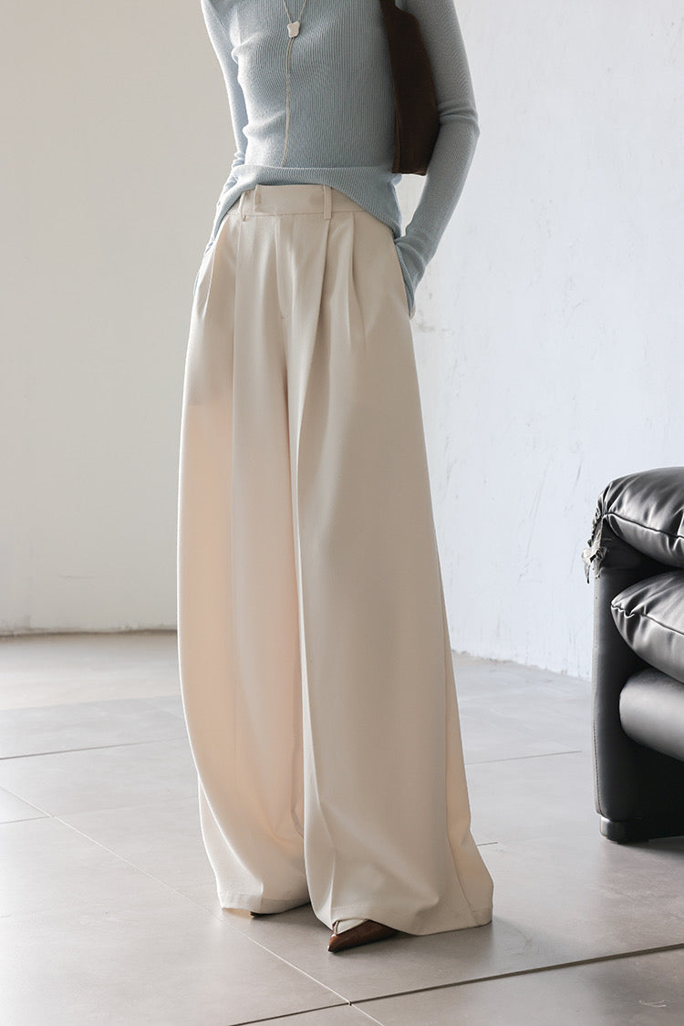 Wide Flare Leg Trousers [2 Colours]