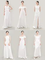 Load image into Gallery viewer, Satin Evening Gowns in White [6 Styles]
