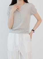 Load image into Gallery viewer, Korean Lami Knit Top [3 Colours]
