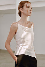 Load image into Gallery viewer, Korean Rina Drape Slit Camisole [3 Colours]

