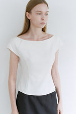 Load image into Gallery viewer, Korean Rumi Tailored Top [2 Colours]
