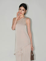 Load image into Gallery viewer, Satin Toga Top // Wide Leg Pants [2 Colours]
