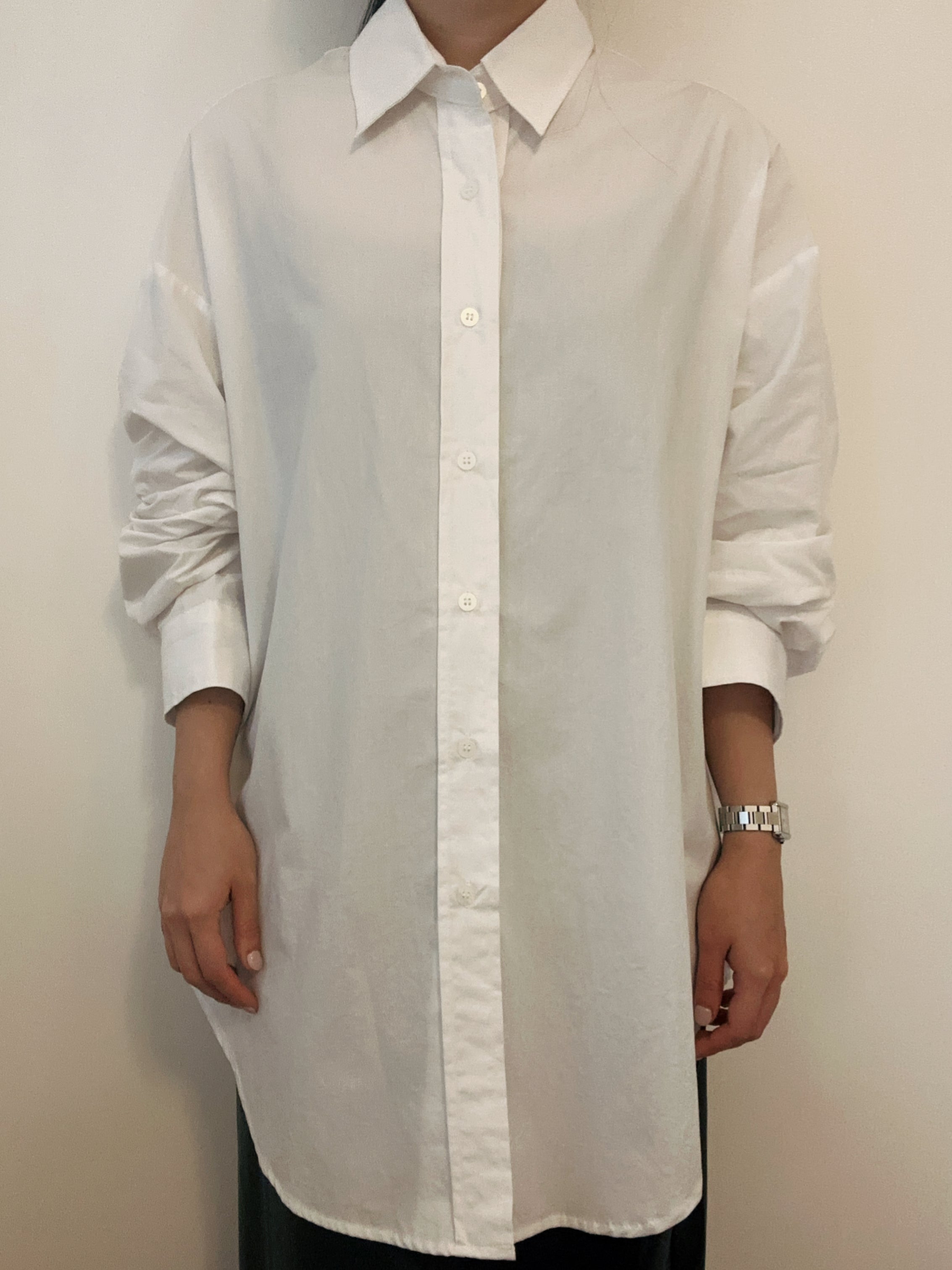 Korean Lemage 2-Way Oversized Shirt [2 Colours]