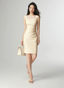 Sleeveless Shift Dress [2 Colours]