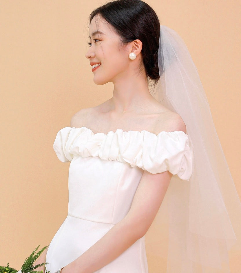 Classic Wedding Veil - Mid