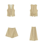Load image into Gallery viewer, Crepe Vest + Trousers Set [2 Colours]
