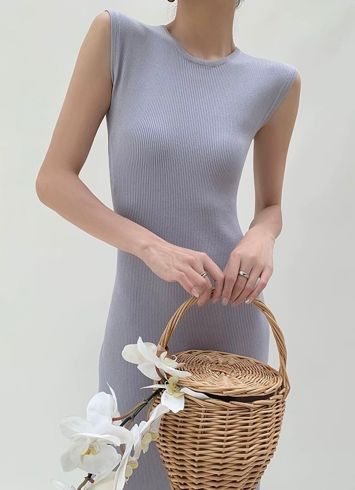 Light Knit Midi Dress [2 Colours]