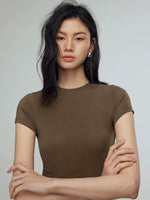 Load image into Gallery viewer, Tencel Classic Cap Sleeve Stretch Tee [3 Colours]
