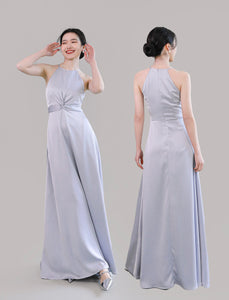 Satin Evening Maxi Dresses in Blue [5 Styles]