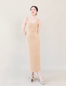 Stretch Sleeveless Shift Dress [4 Colours]