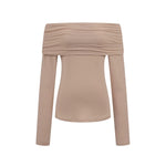 Load image into Gallery viewer, Off Shoulder Top// Satin Maxi Skirt [2 Colours]
