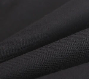 2-Way Adjustable Hem Trousers in Black