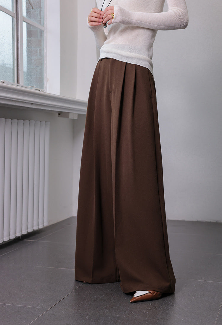 Wide Flare Leg Trousers [2 Colours]