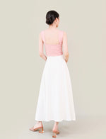 Load image into Gallery viewer, Cropped Stretch Strap Top in Pink
