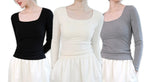 Load image into Gallery viewer, [Bundle] Korean Classic Square Neck Top x2
