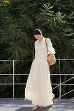 Load image into Gallery viewer, Gathered Pocket Maxi Dress [2 Colours]
