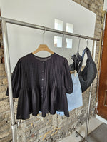 Load image into Gallery viewer, [Ready to Ship] Korean Pleat Blouson Blouse [3 Colours]
