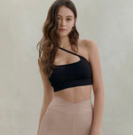 Load image into Gallery viewer, Padded Asymmetric Line Bra Top [3 Colours]
