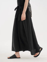 Load image into Gallery viewer, 2-Way Tank Tie Maxi Dress in Black
