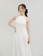 Load image into Gallery viewer, Beaded Cami Maxi Dress in White
