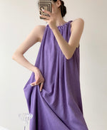 Load image into Gallery viewer, Linen Braid Textured Tent Dress [3 Colours]
