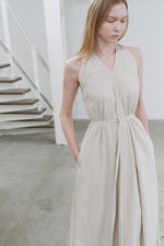 Load image into Gallery viewer, Korean Rize Twist Back Pocket Dress [3 Colours]
