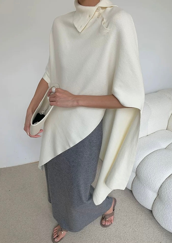 Drape Poncho Top [2 Colours]