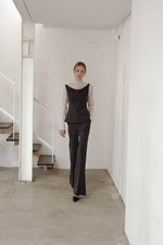 Load image into Gallery viewer, Korean Bilte Tailored Stretch Trousers [2 Colours]
