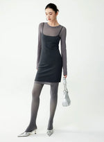 Load image into Gallery viewer, Layer Camisole Sheer Dress [2 Colours]
