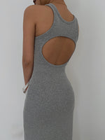Load image into Gallery viewer, Cutout Back Midi Tank Dress [2 Colours]
