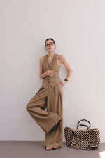 Load image into Gallery viewer, Tailored Vest // Wide Leg Trousers [2 Colours]
