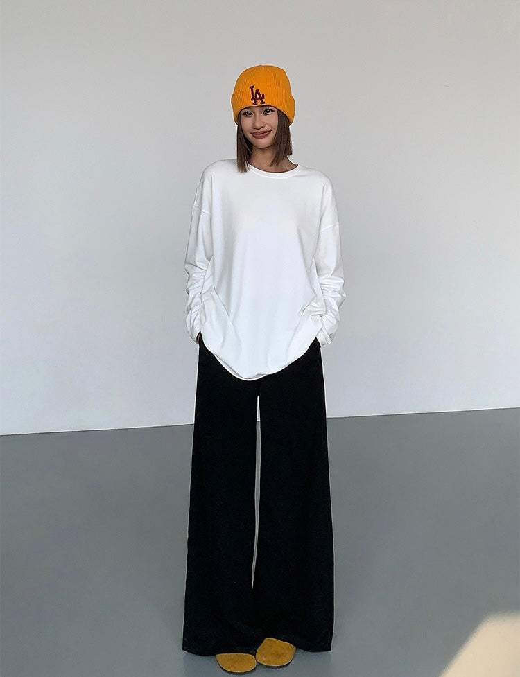 Classic Oversized Long Knit Top [3 Colours]