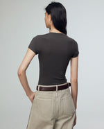 Load image into Gallery viewer, Tencel Classic Cap Sleeve Stretch Tee [3 Colours]
