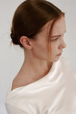 Load image into Gallery viewer, Korean Shush Boatneck Blouse in Cream

