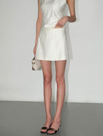 Load image into Gallery viewer, Gathered Peplum Cami // Mini Skirt // Trouses Set [2 Colours]
