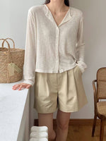 Load image into Gallery viewer, Korean Melange Cardigan Top [4 Colours]
