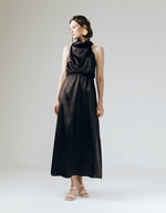 Load image into Gallery viewer, Amelia Ruffle Dress in Black
