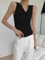 Load image into Gallery viewer, Drape Light Knit Top [2 Colours]
