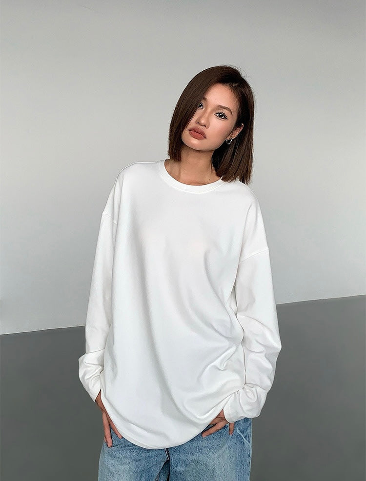 Classic Oversized Long Knit Top [3 Colours]