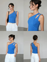 Load image into Gallery viewer, Toga Cutout Curve Tank [2 Colours]
