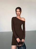 Load image into Gallery viewer, Toga Long Sleeve Mini Dress [2 Colours]
