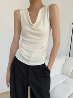 Load image into Gallery viewer, Drape Light Knit Top [2 Colours]
