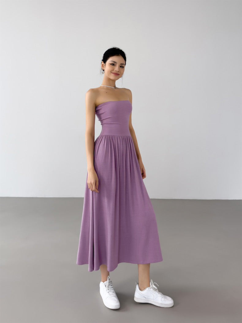 Bustier Stretch Maxi Dress [4 Colours]