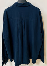 Load image into Gallery viewer, Korean Cotton Twill Oversized Classic Shirt in Navy
