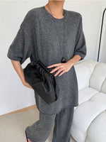 Load image into Gallery viewer, Relaxed Knit Top// Pants Set [3 Colours]
