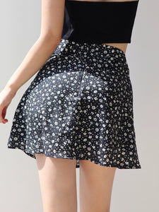 A-Line Mini Skirt in Black