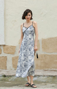 Watercolour Printed Camisole Dress in Multi