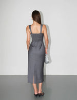 Load image into Gallery viewer, Padded Bustier Tailored Dress [2 Colours]
