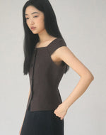 Load image into Gallery viewer, Korean Silon Linen Blend Vest Top [2 Colours]
